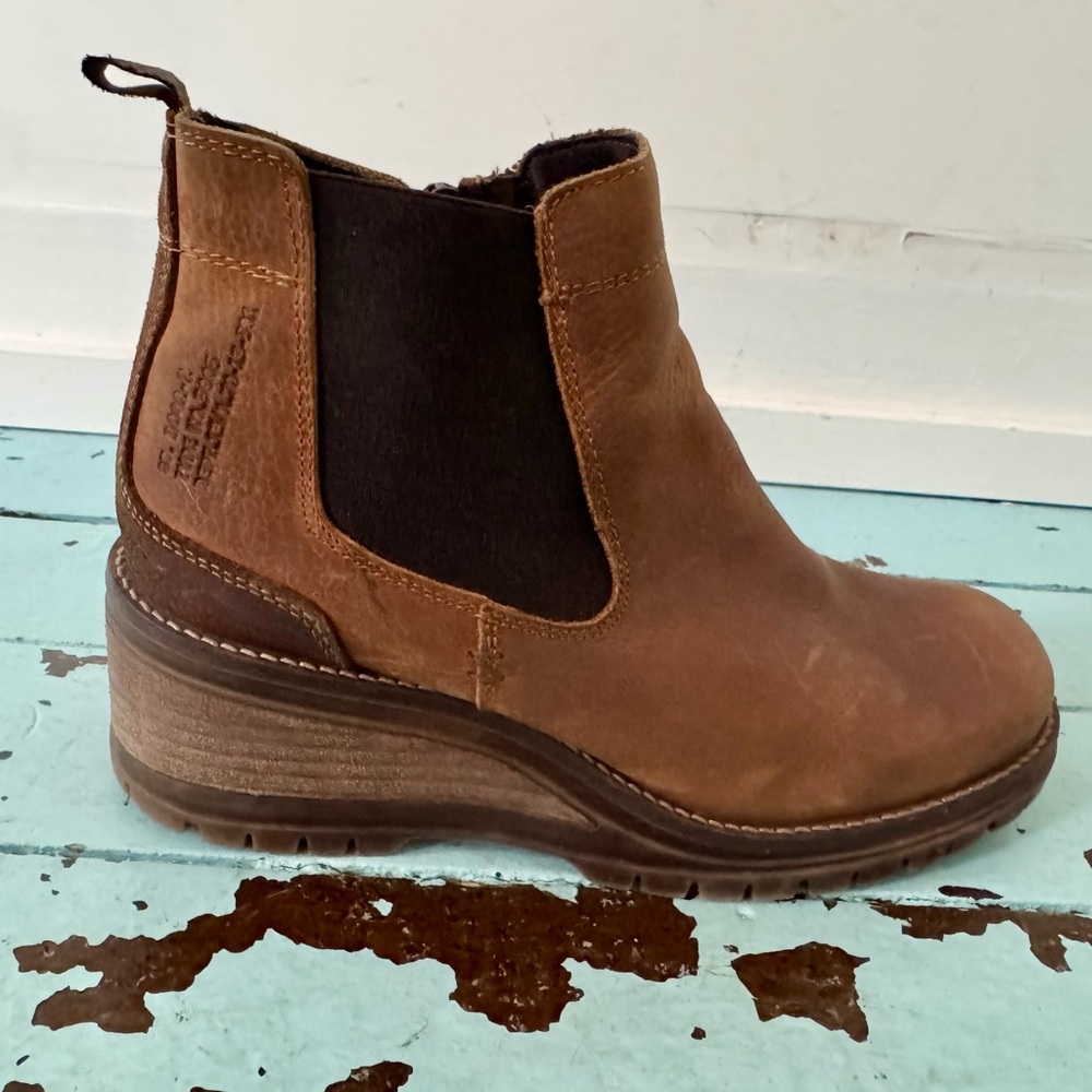 Maddison Size EU 38 Chelsea Boot Wedge sole wooden Nubuck - Picture 4 of 17